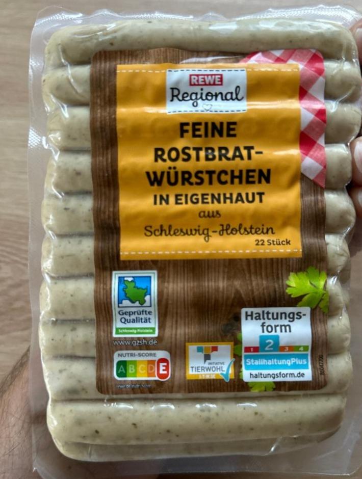 Fotografie - Feine Rostbrat-Würstchen in eigenhaut REWE Regional