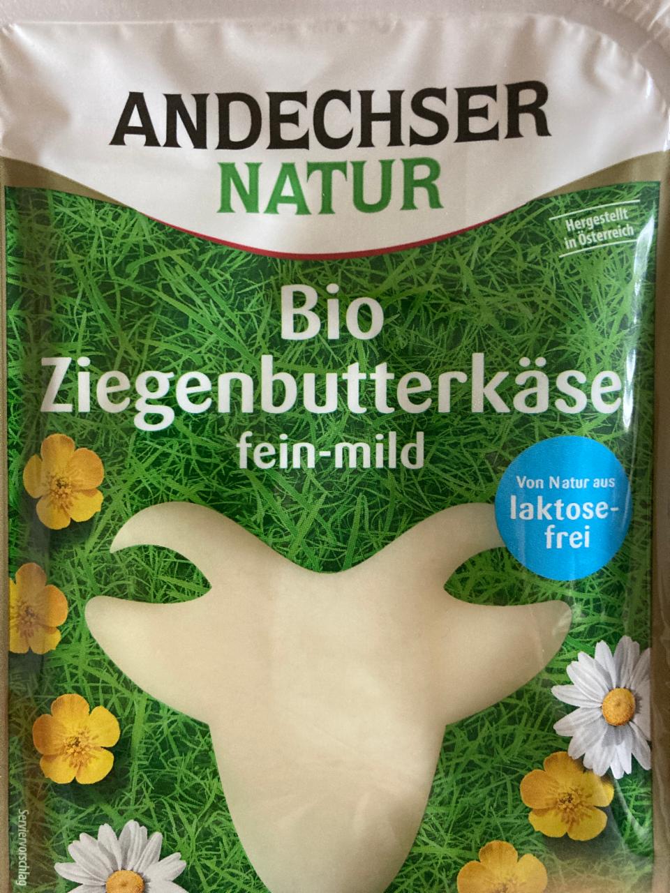 Fotografie - Bio-Ziegen Butterkäse Andechser Natur