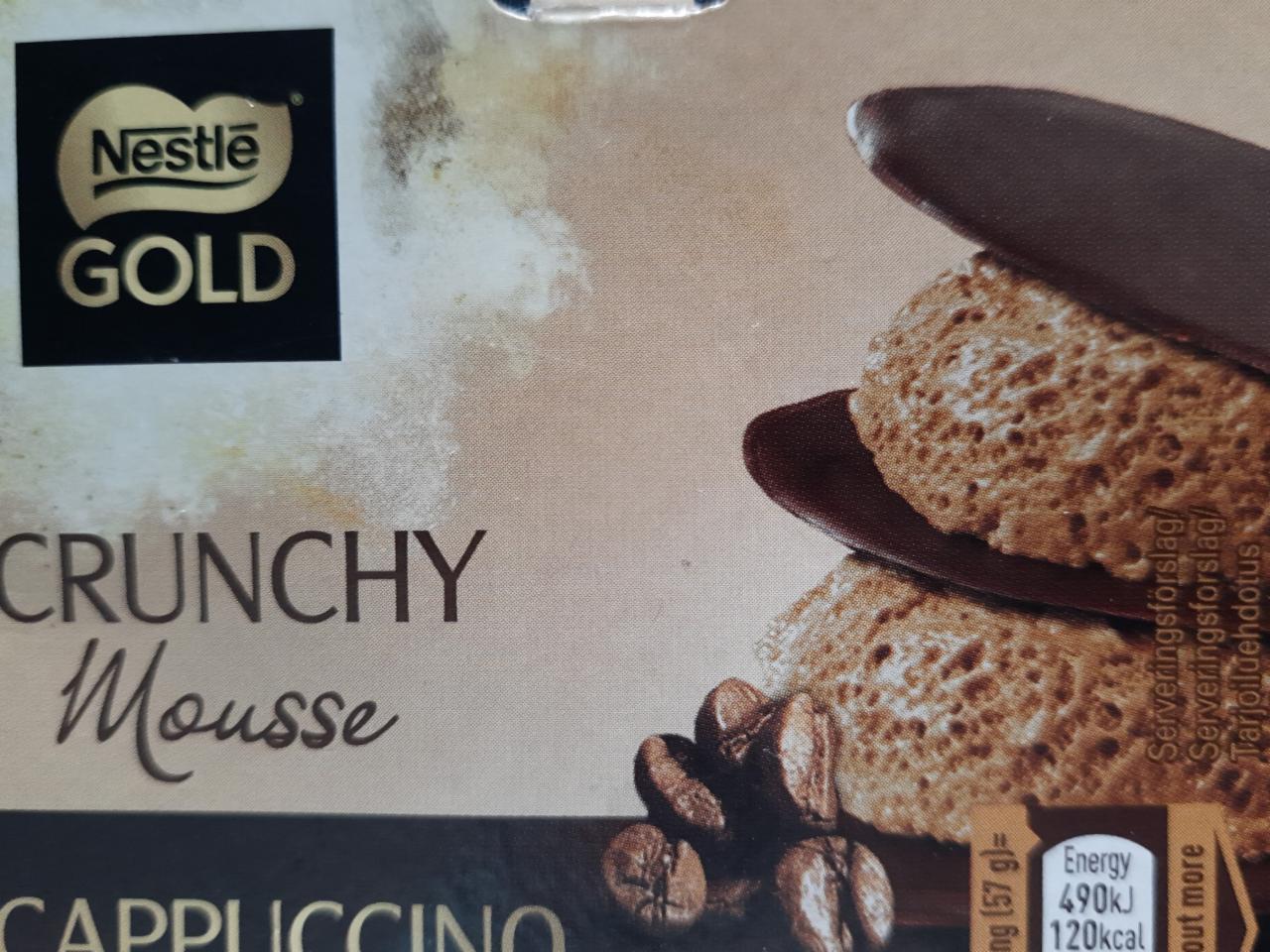 Fotografie - Crunchy Mousse Cappuccino Nestlé Gold