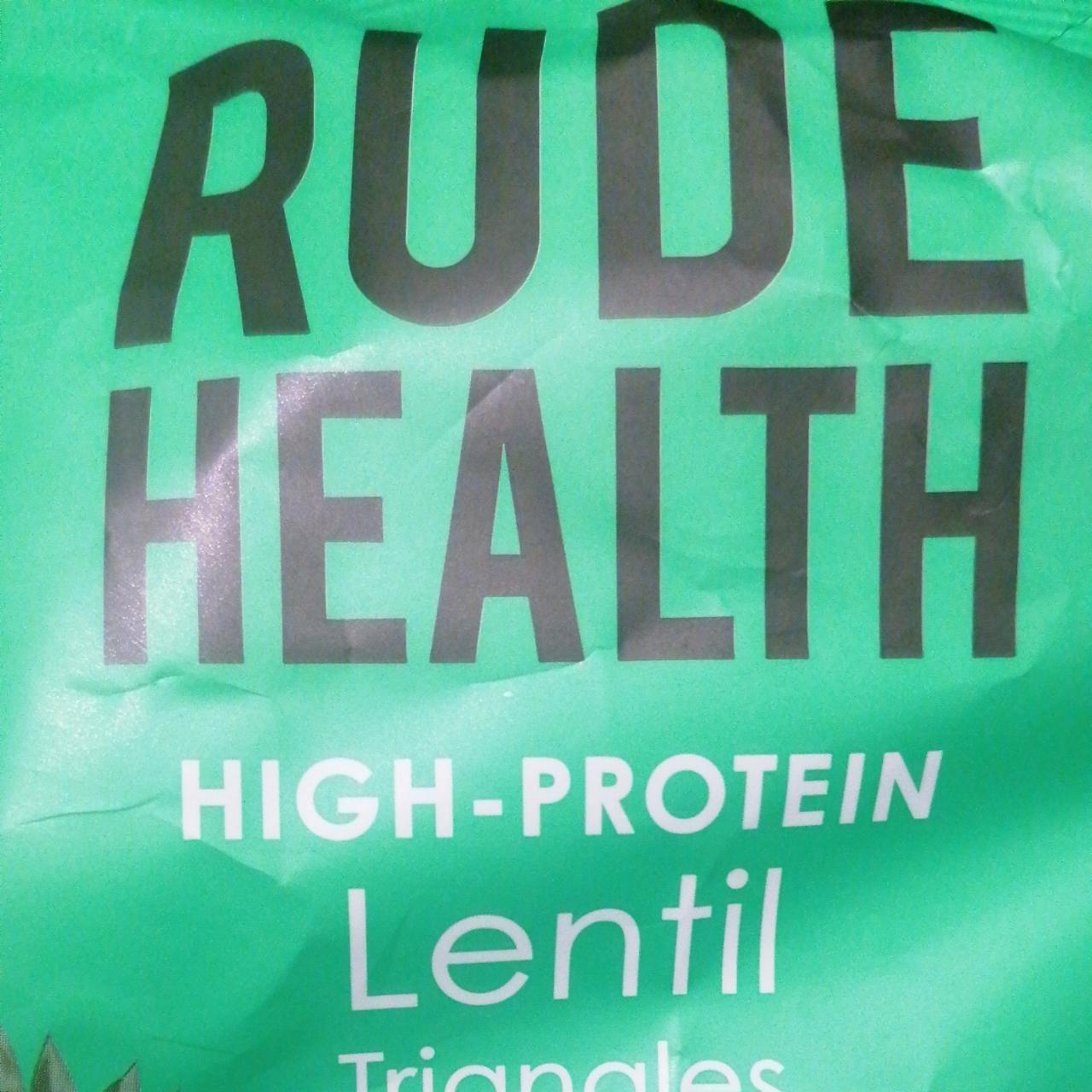 Fotografie - Lentil triangles Rude health