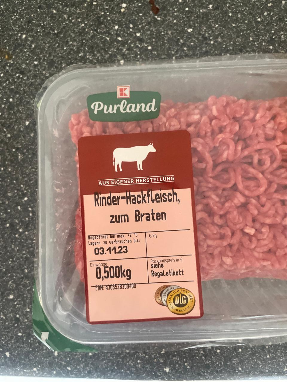 Fotografie - Rinder Hackfleisch zum Braten