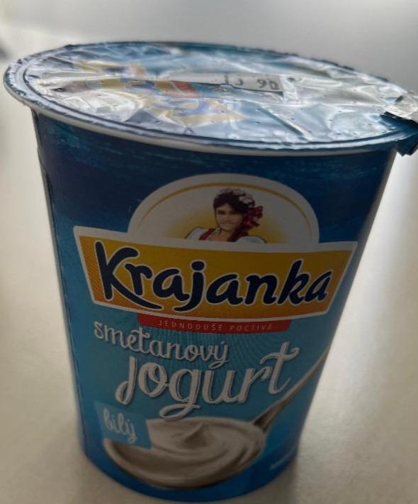 Fotografie - Smetanový jogurt bílý Krajanka