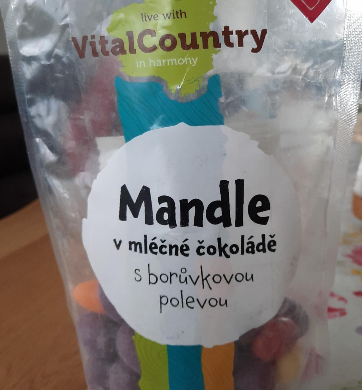 Fotografie - Mandle v čokoládě s borůvkovou polevou VitalCountry