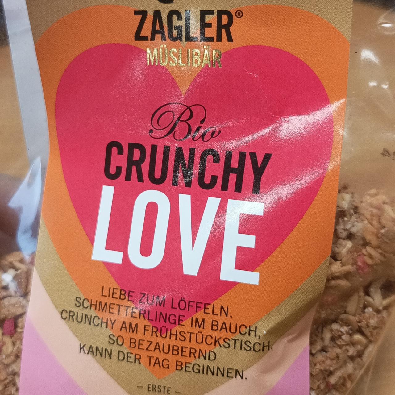 Fotografie - Bio Crunchy Love Zagler