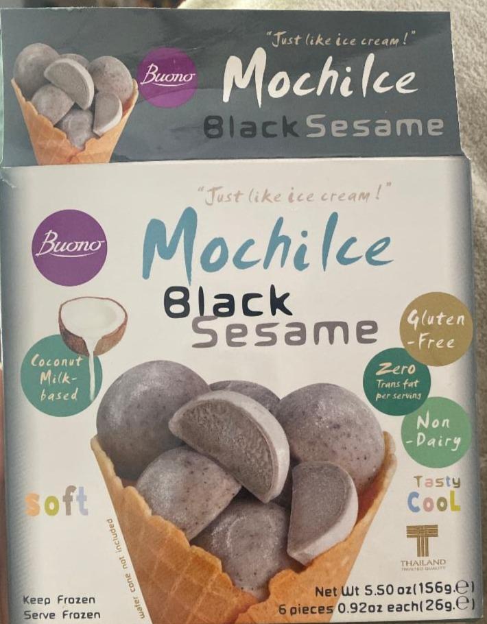 Fotografie - Black Sesame Ice Mochi Buono