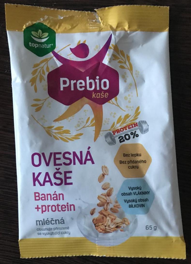 Fotografie - Prebio kaše Ovesná kaše Banán+protein mléčná Topnatur