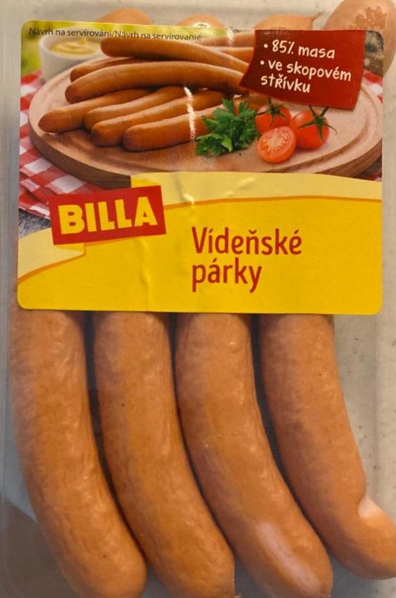 Fotografie - Vídeňské párky Billa