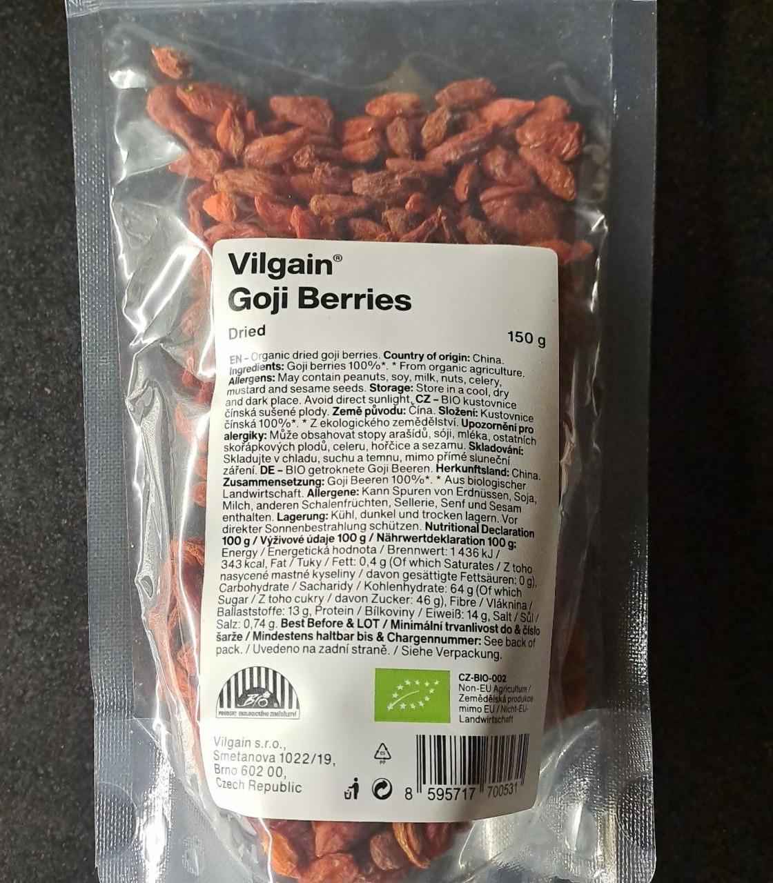 Fotografie - Goji Berries Dried Vilgain