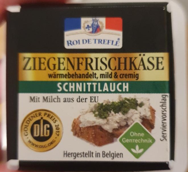 Fotografie - Ziegenfrischkäse Schnittlauch Roi De Trefle