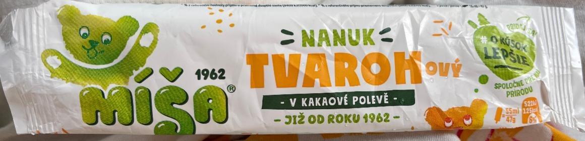 Fotografie - Míša nanuk tvarohový v kakaové polevě