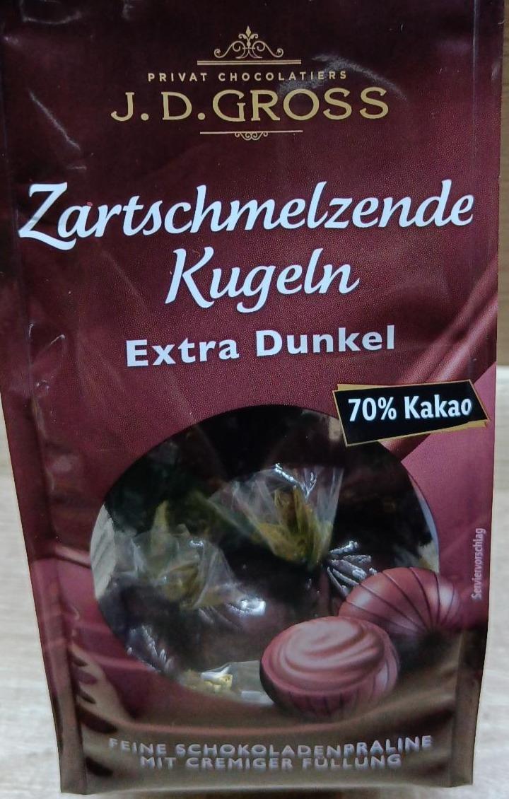 Fotografie - Zartschmelzende Kugeln Extra Dunkel J. D. Gross