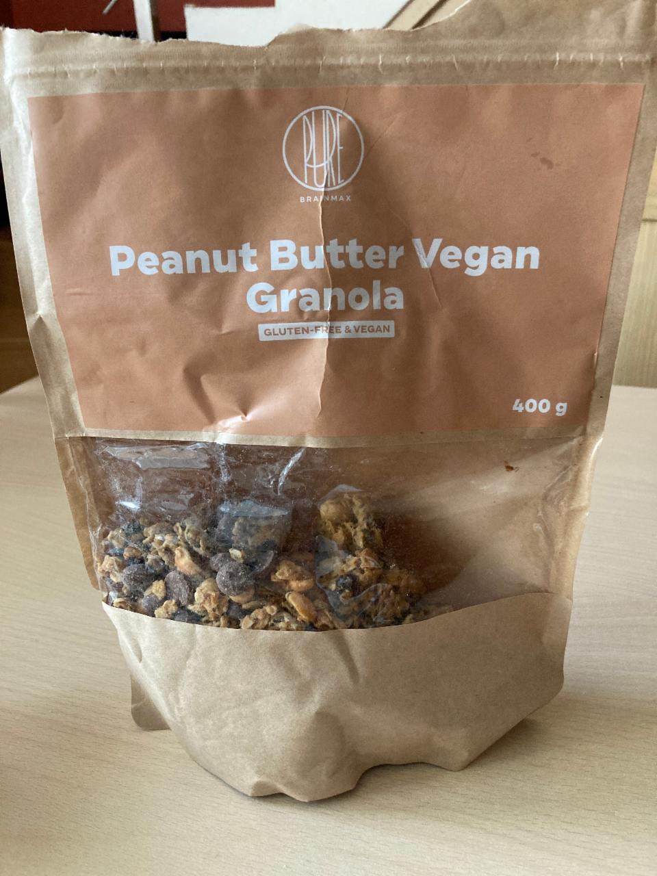 Fotografie - Peanut butter vegan Granola Brainmax