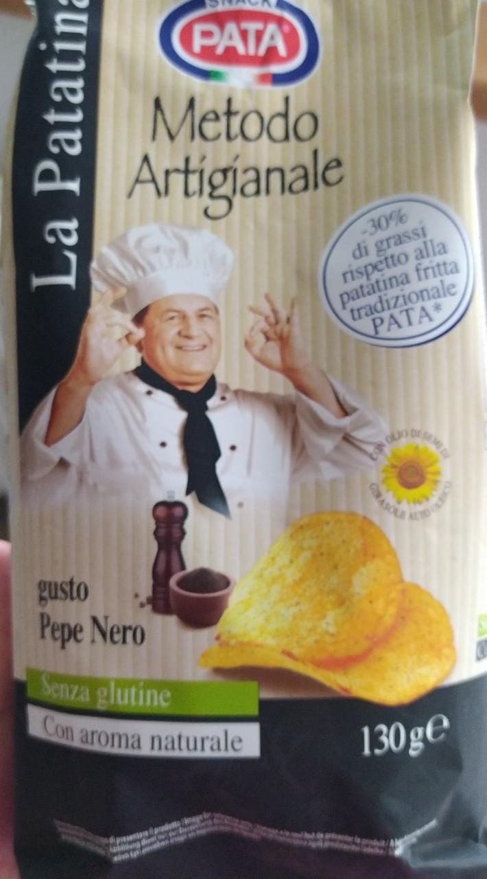 Fotografie - La Patatina Metodo Artigianale gusto Pepe Nero Pata