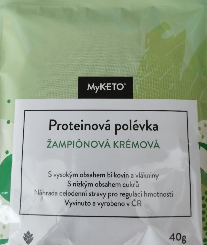 Fotografie - Proteinová polévka žampiónová krémová MyKETO