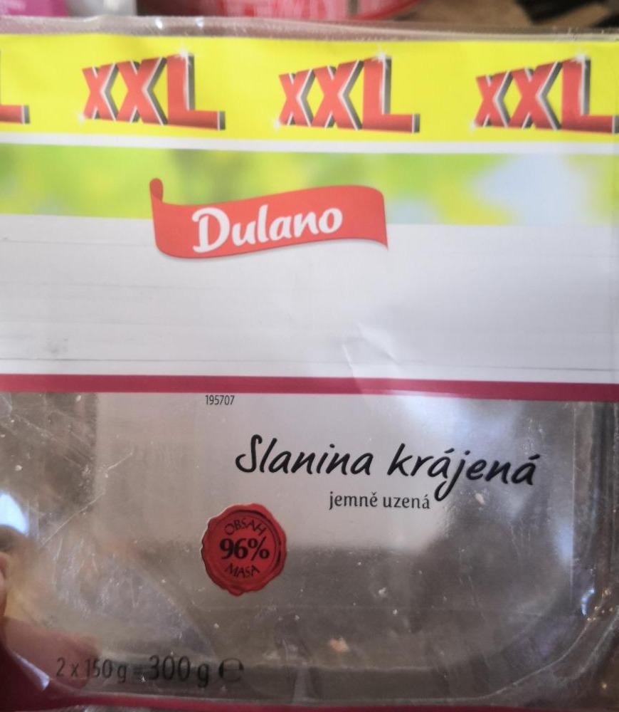 Fotografie - Slanina krájená jemně uzená Dulano