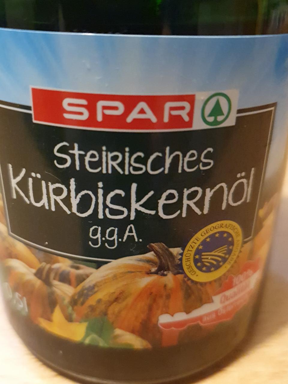 Fotografie - Steirisches Kürbiskernöl ggA Spar