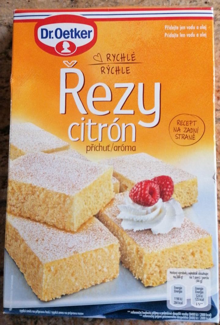 Fotografie - Řezy citrón Dr.Oetker