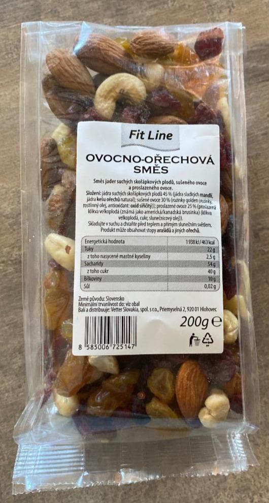 Fotografie - Ořechovo-ovocná směs Fit Line