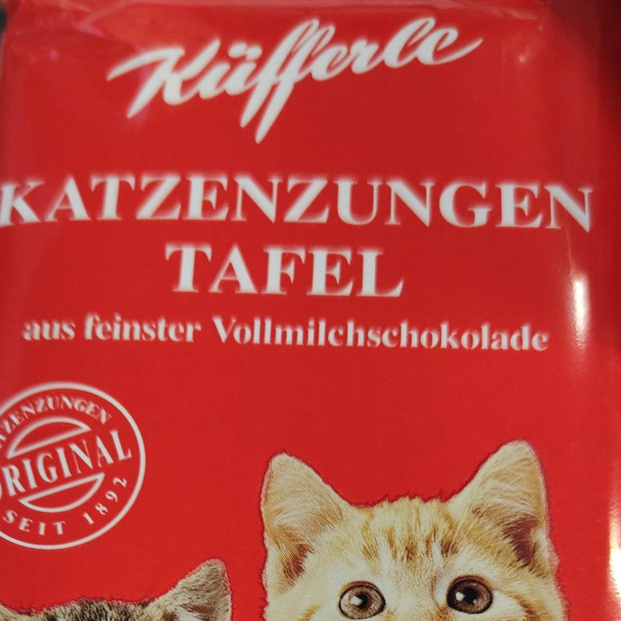 Fotografie - Katzenzungen Tafel Küfferle