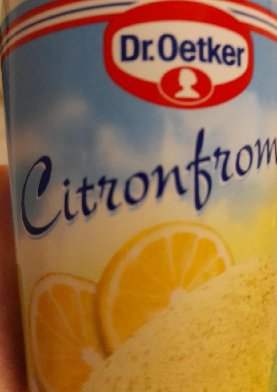 Fotografie - Citronfromage Dr.Oetker