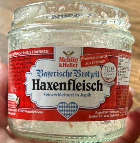 Fotografie - Bayerische brotzeit haxenfleisch Mehlig & Heller