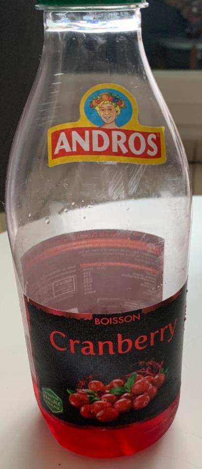 Fotografie - Boisson Cranberry Andros