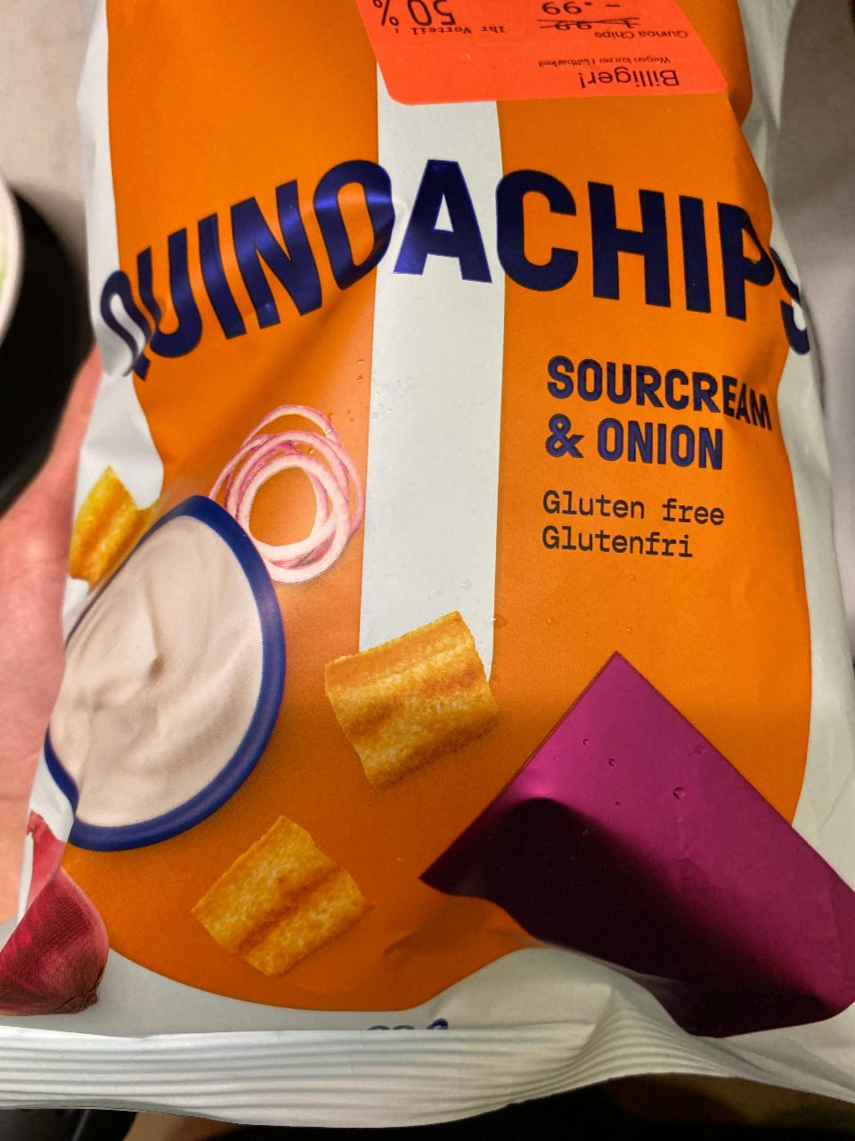 Fotografie - Quinoachips Sourcream & onion Gardschips