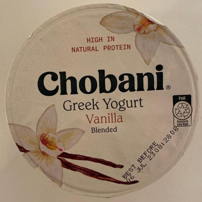 Fotografie - Greek yogurt vanilla Chobani