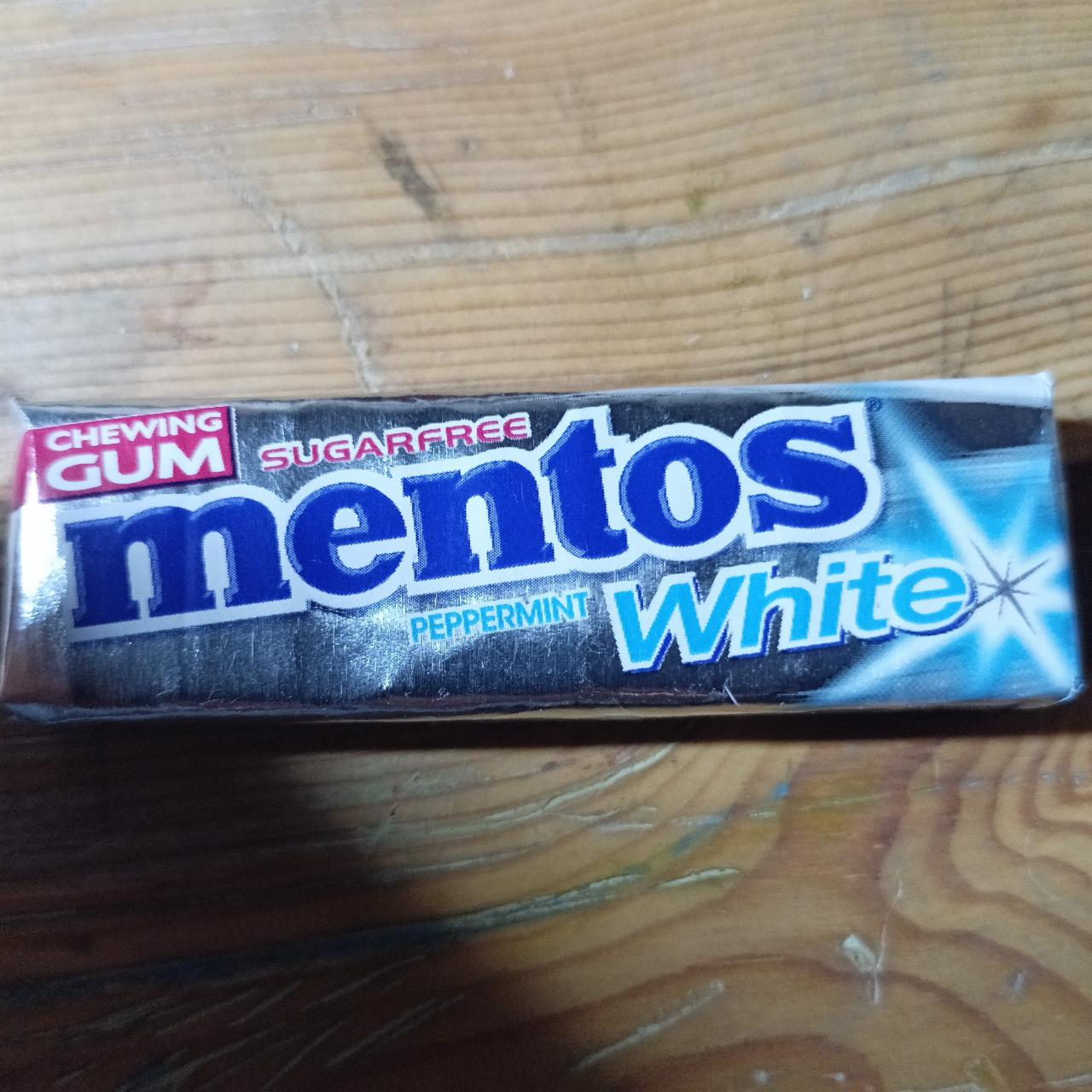 Fotografie - Peppermint White sugarfree Mentos