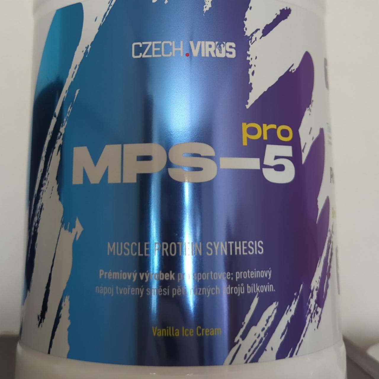 Fotografie - MPS-5 pro muscle protein synthesis vanilla ice cream Czech Virus