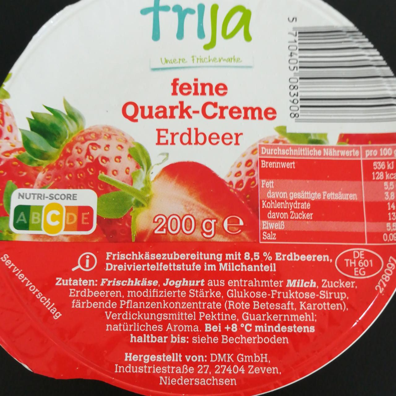 Fotografie - Feine Quark-Creme Erdbeere Frija