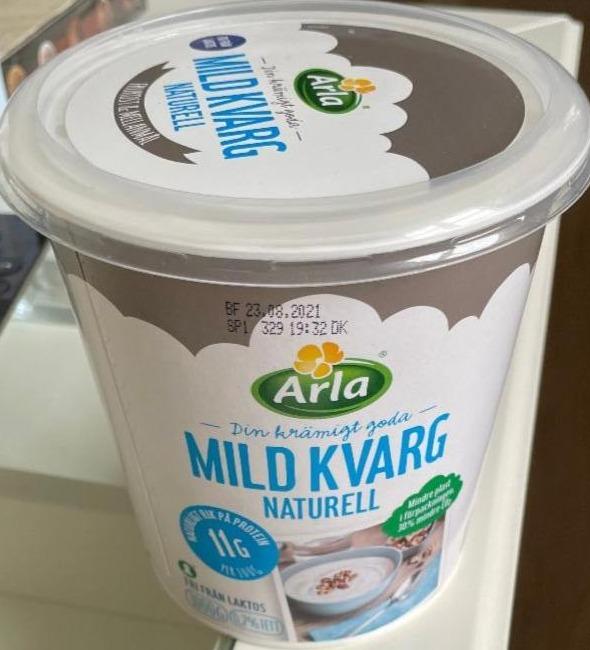 Fotografie - Mild Kvarg Naturell 0,2% Arla