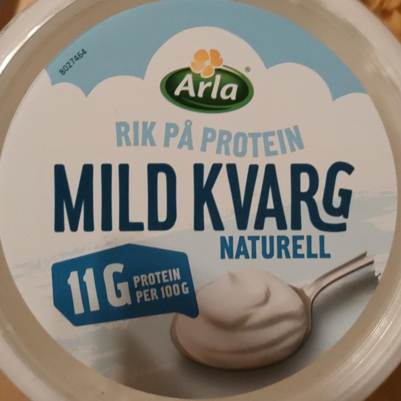 Fotografie - Mild Kvarg Naturell 0,2% Arla