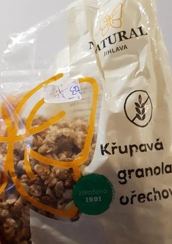 Fotografie - Křupavá granola ořechová Natural