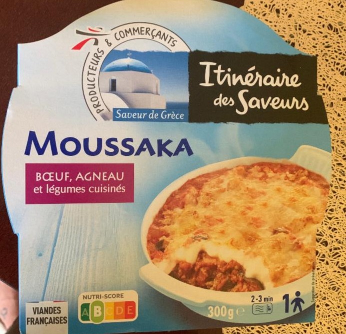 Fotografie - Moussaka Bœuf, Agneau et Légumes Cuisinés Itinéraires des Saveurs