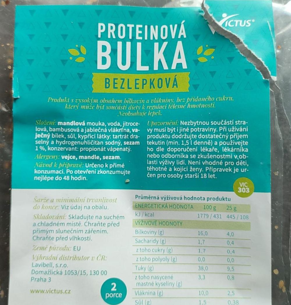 Fotografie - Proteinová bulka bezlepková Victus