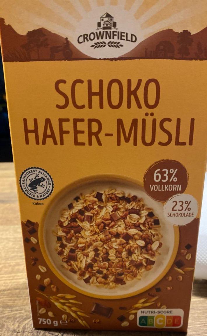 Fotografie - Schoko hafer-müsli Crownfield