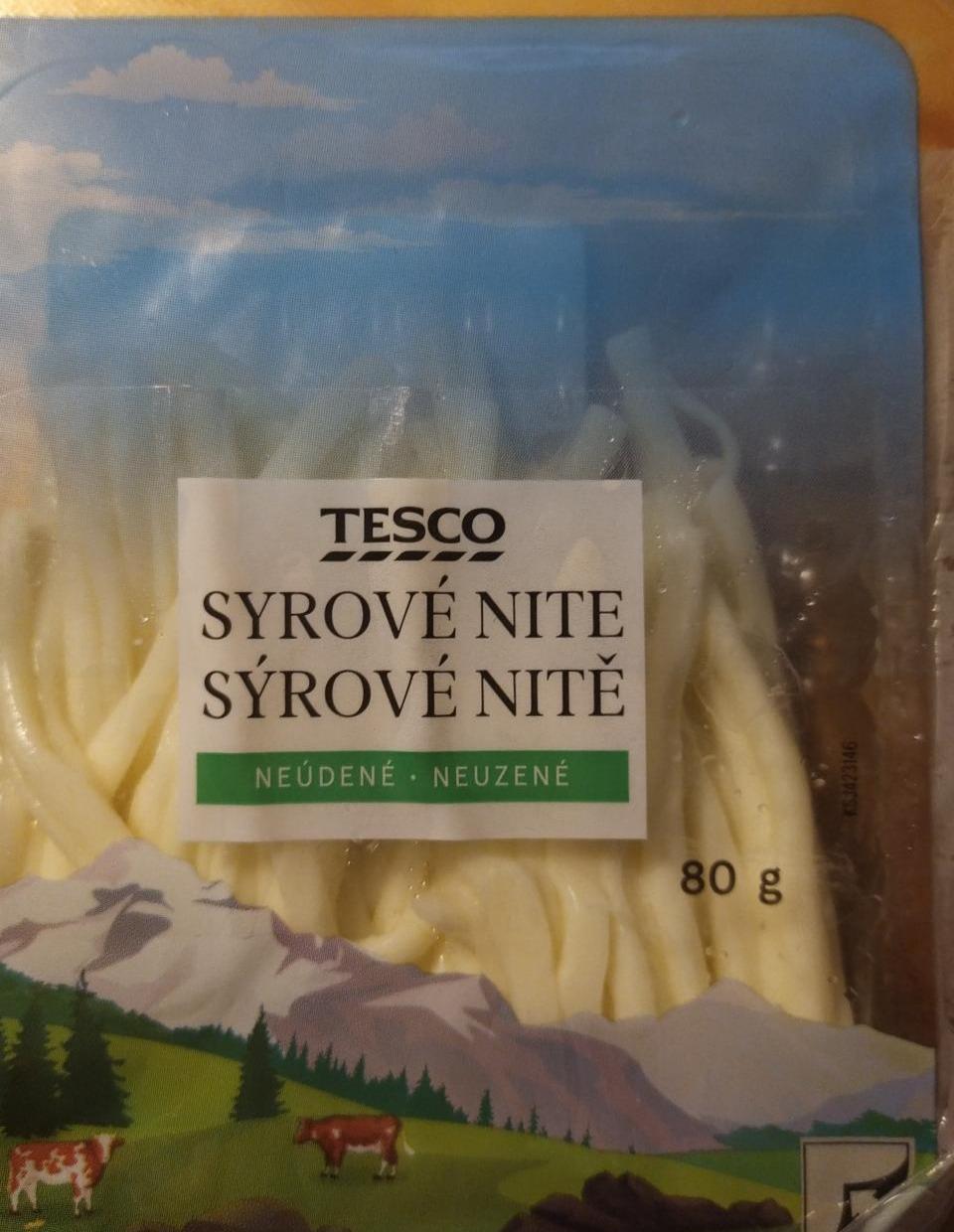 Fotografie - sýrové nitě neuzené Tesco