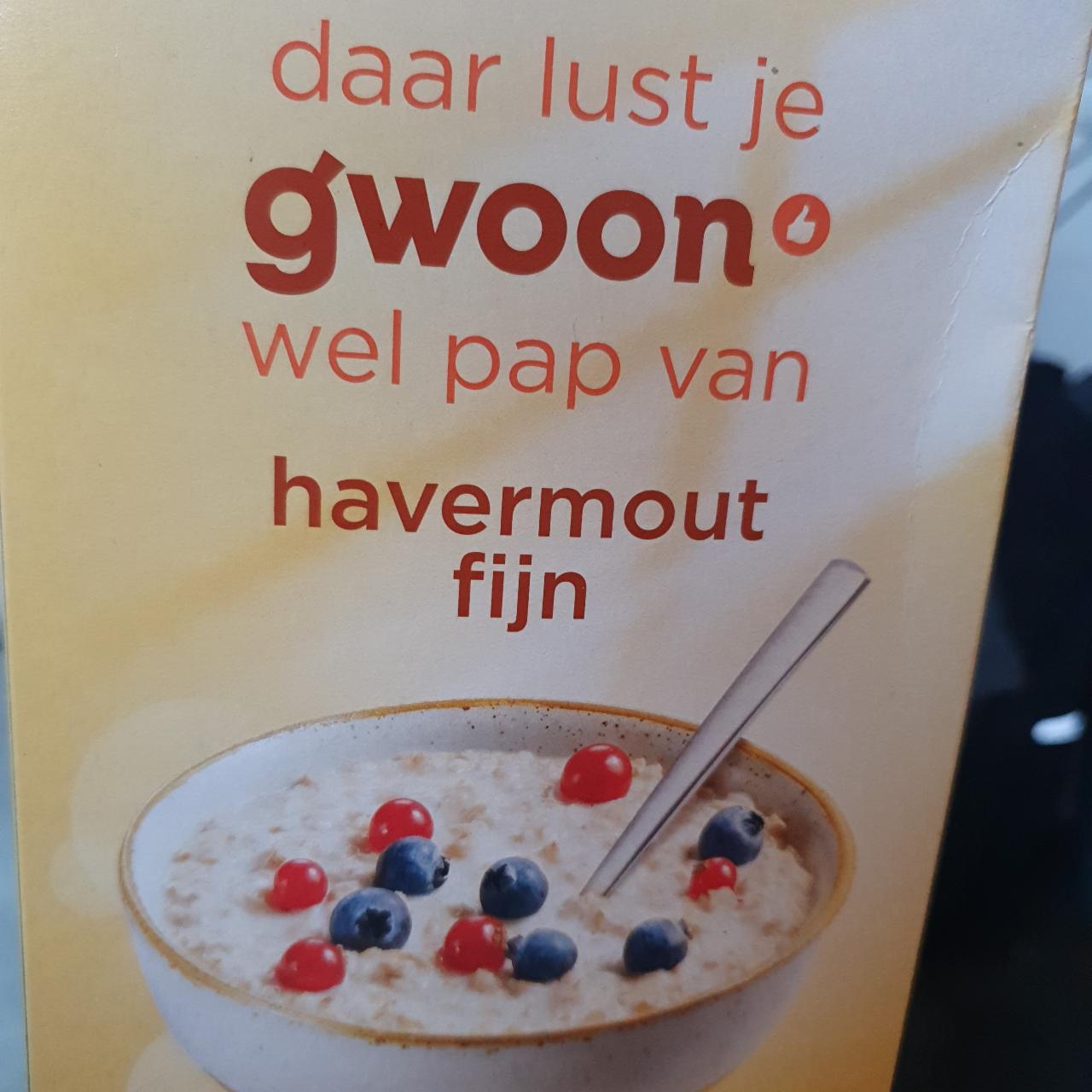 Fotografie - Daar lust je qwoon wel pap van havermout fijn Gwoon