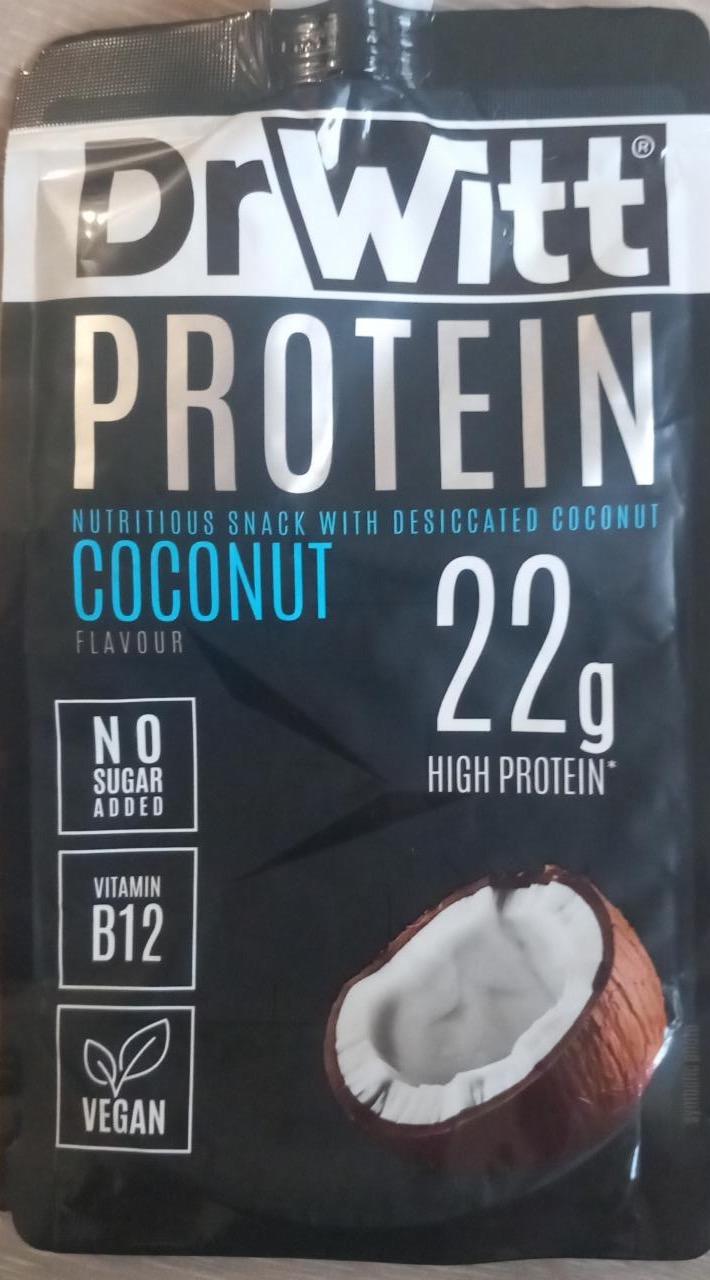 Fotografie - Protein nutritious snack with desiccated coconut flavour DrWitt