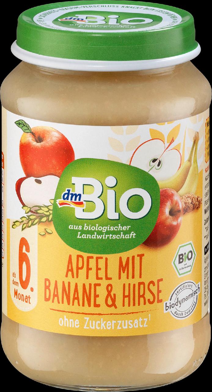 Fotografie - Apfel mit Banane & Hirse dmBio