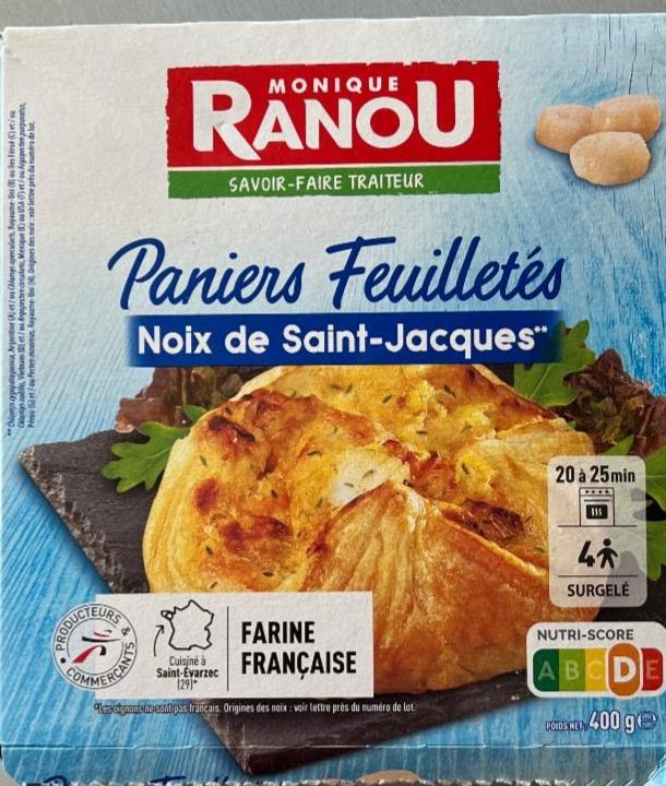 Fotografie - Paniers Feuilletés Noix de Saint-Jacques Monique Ranou