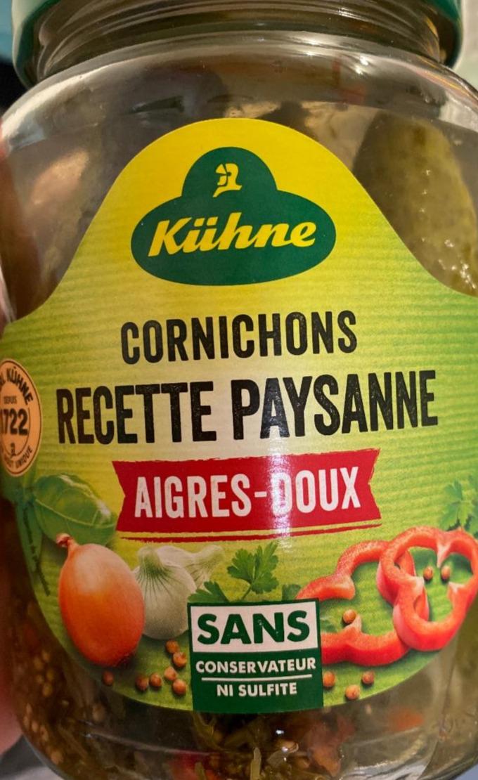 Fotografie - Cornichons recette paysanne Kühne