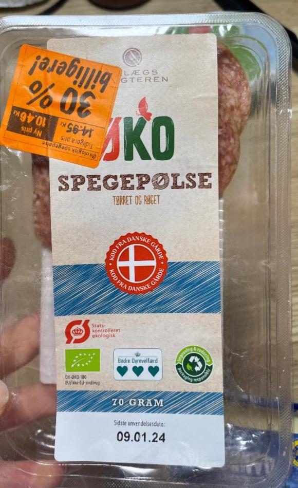 Fotografie - Bio Spegepølse Lidl