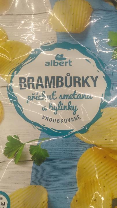 Fotografie - Brambůrky smetana a bylinky Albert