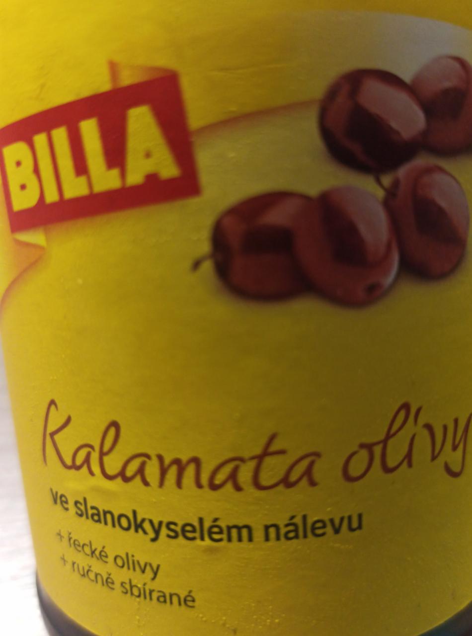 Fotografie - kalmata olivy ve slanokyselém nálevu Billa