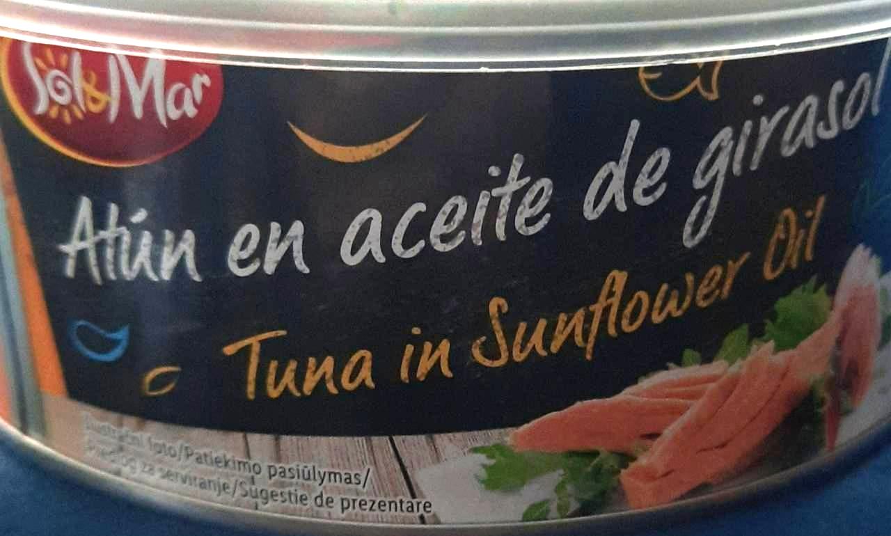 Fotografie - Tuna in sunflower Oil Sol Mar