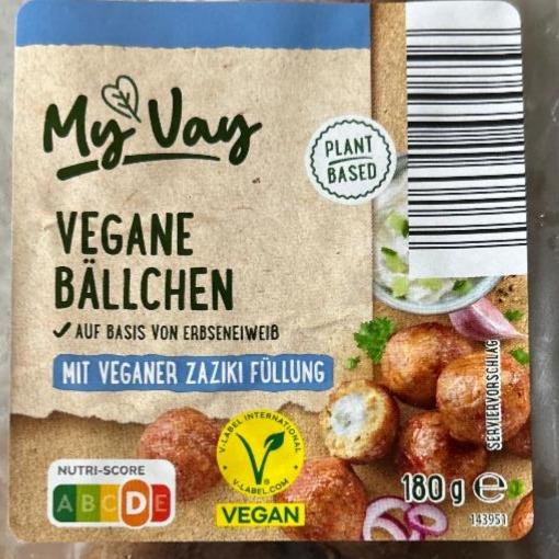 Fotografie - Vegane Bällchen mit veganer zaziki füllung My Vay