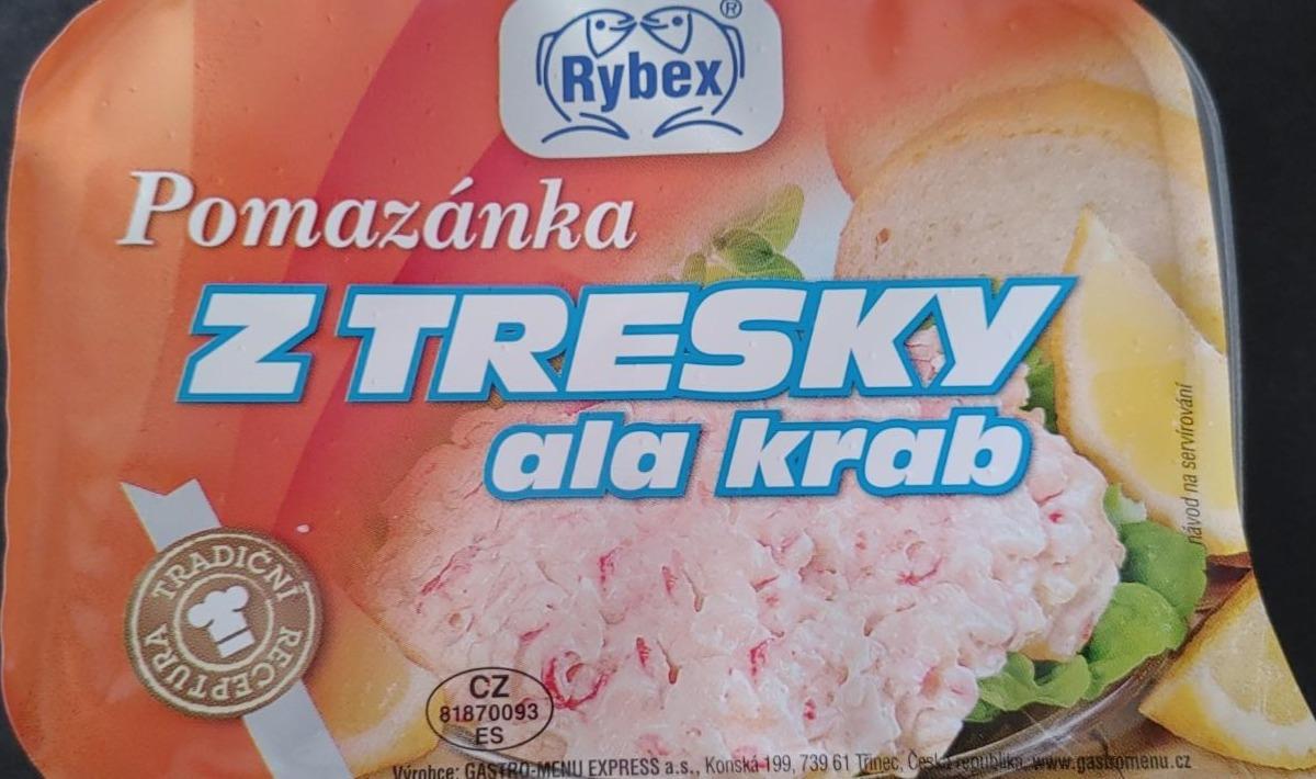 Fotografie - Pomazánka z tresky ala krab Rybex