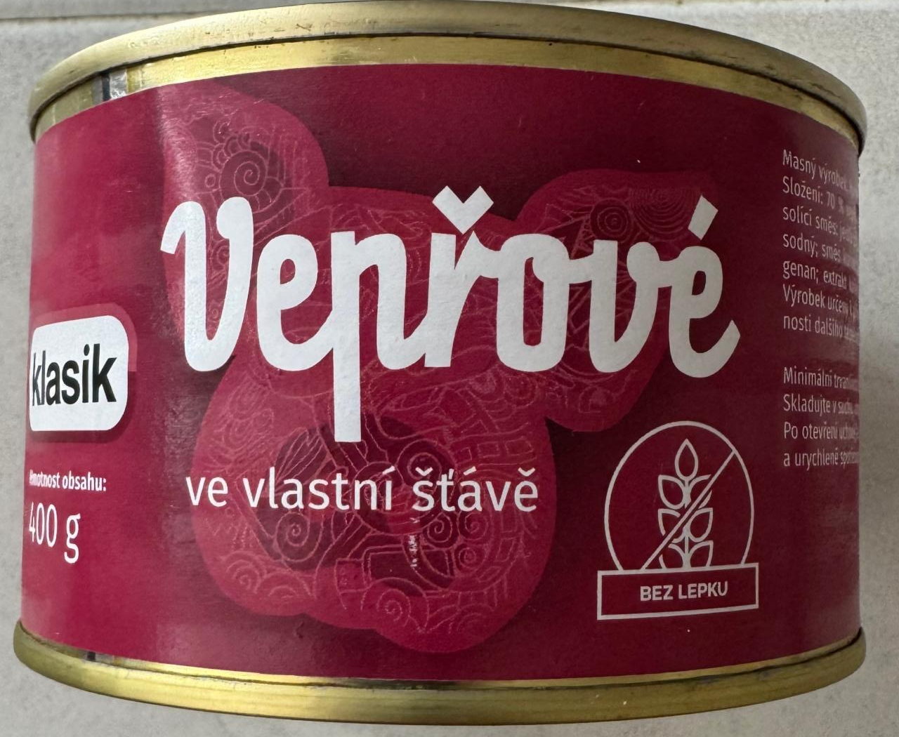 Fotografie - Vepřové ve vlastní šťávě klasik Coop